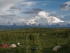 5-Sterne Ausblick vom Wonder Lake Campingplatz