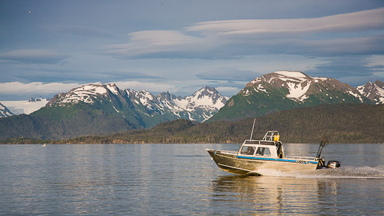 Homer Spit - Die Kenai Mountains