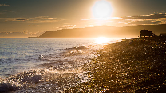 Homer Spit - Den Sonnenuntergang am Strand geniesen ...