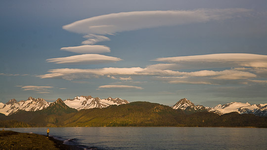 Homer Spit - Die Gebirgskette der Kenai Mountains
